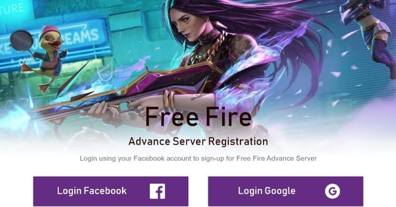 Tải free fire advance server