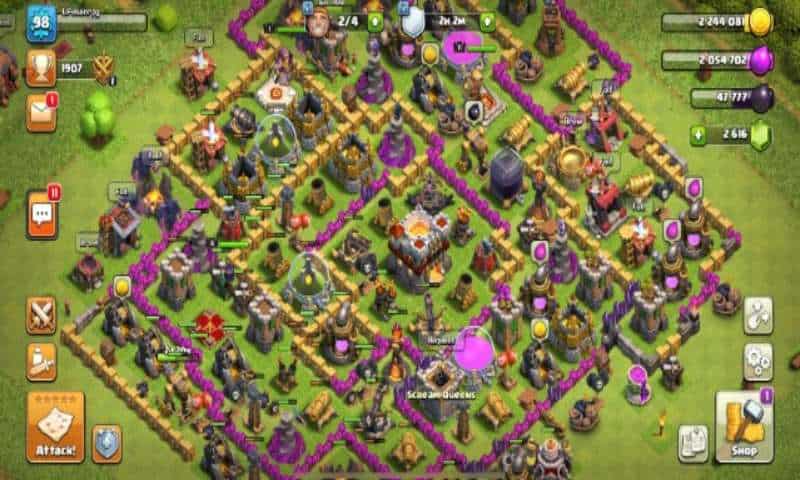 Game xây dựng đế chế Clash of Clans